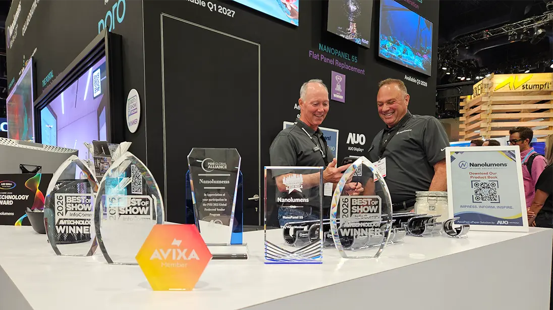Nanolumens Celebrates Award-Winning Week at InfoComm 2026