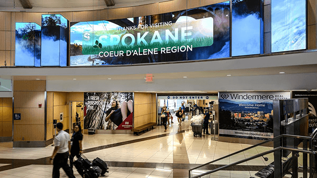 Spokane Airport LED Videowall