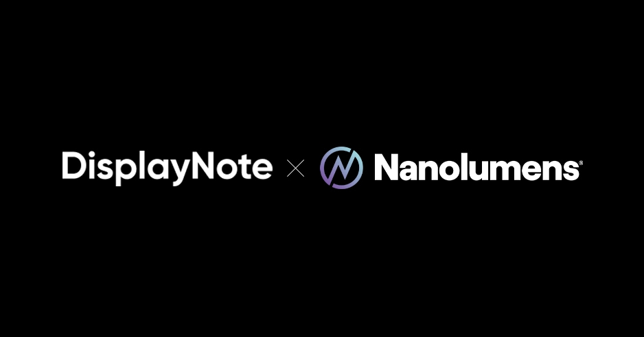 DisplayNote & Nanolumens Partner to Simplify Content Sharing in Meeting Spaces